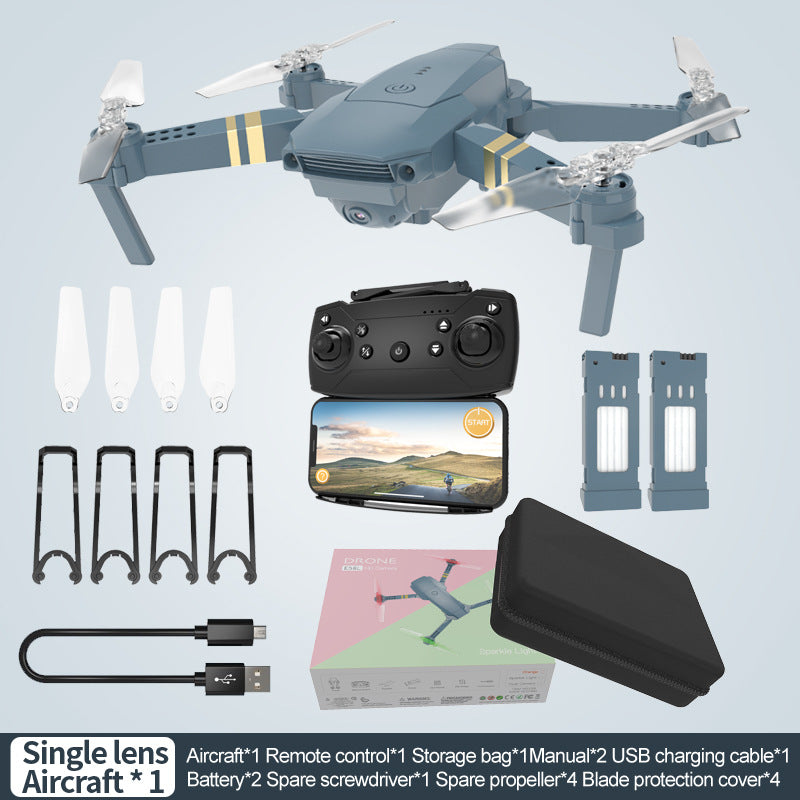 Foldable Camera Drone with LED Night Flight Lights