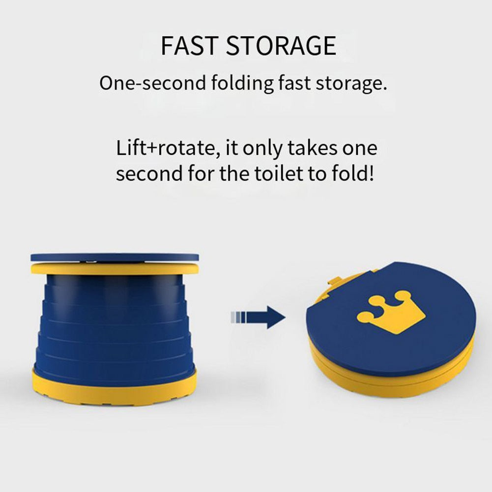 Folding Travel Potty Seat for Kids | One-Second Storage