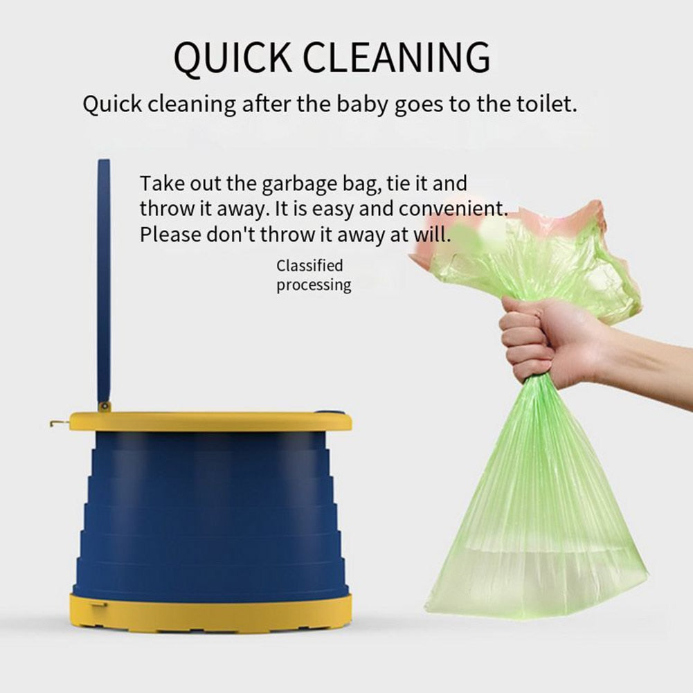 Folding Travel Potty Seat for Kids | One-Second Storage