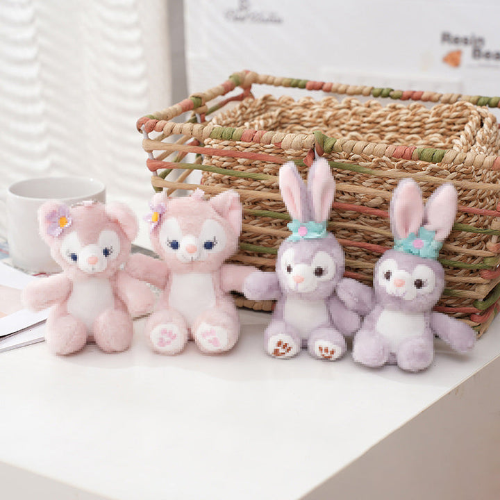 Pastel Plush Doll Gift for Cozy Valentine's Displays