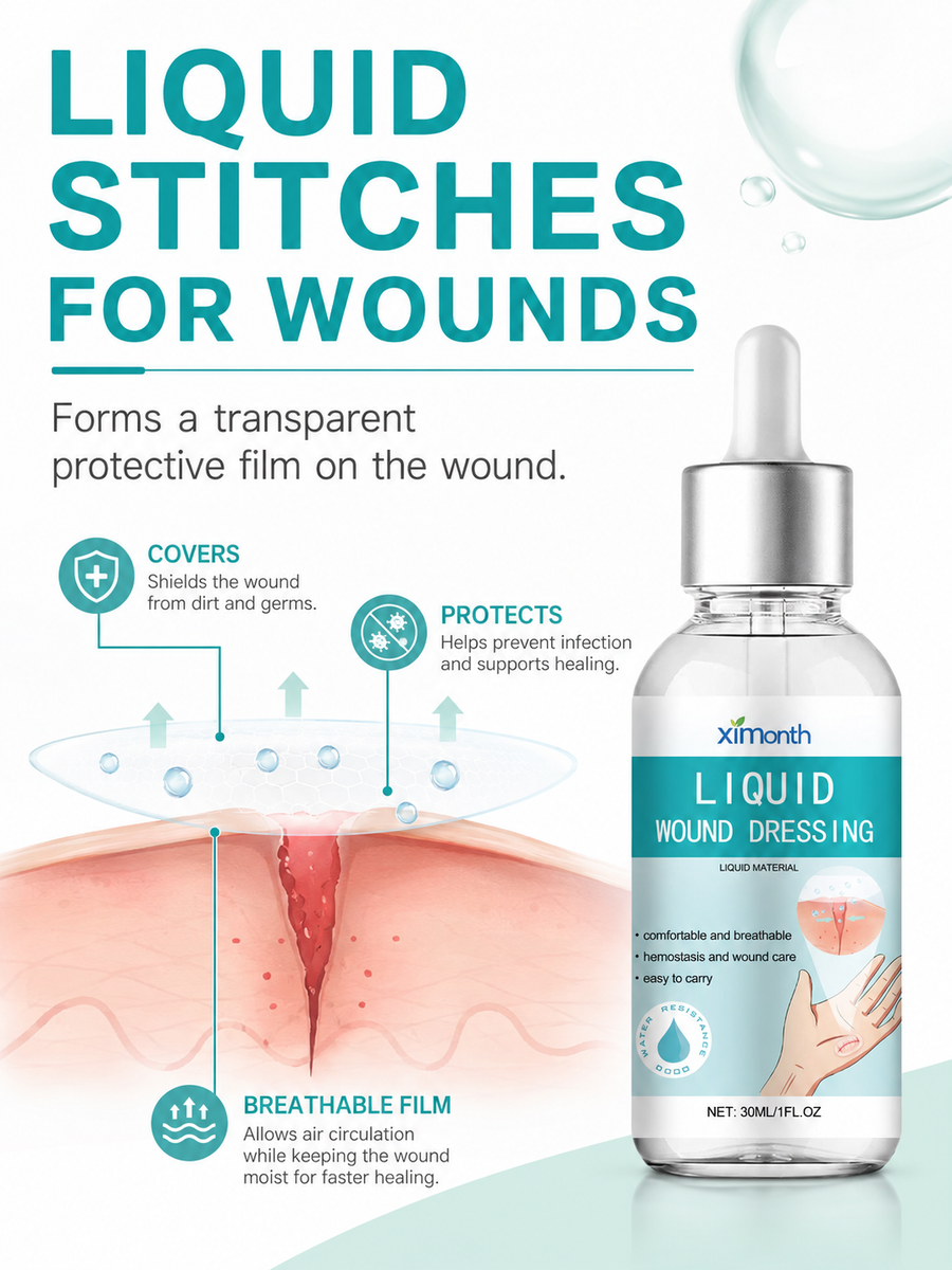 Liquid Bandage Drops – Transparent Protective Film