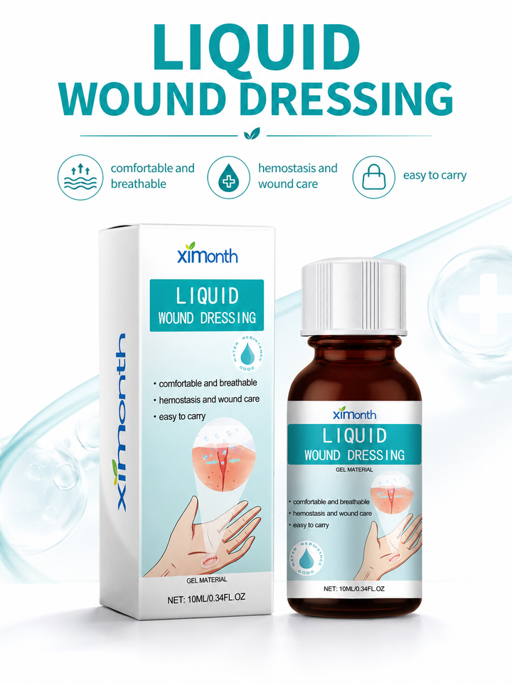 Liquid Bandage for Wounds – Breathable, Transparent Film, 10ml