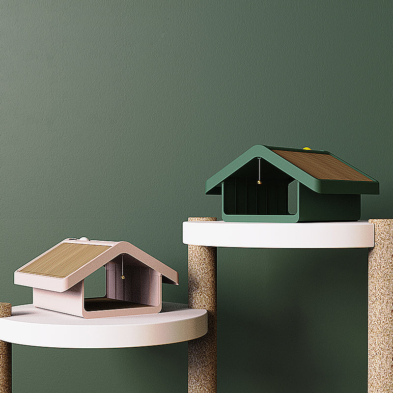 Cat Scratcher Cottage for Cozy Hideaways & Scratch Play