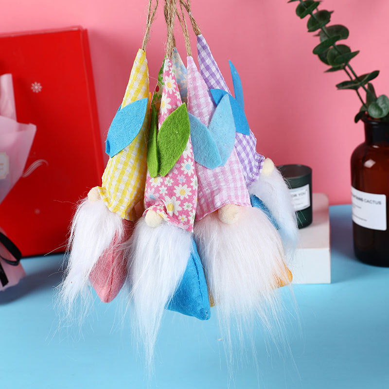 Easter Rabbit Elf Hanging Decor for Whimsical Charm