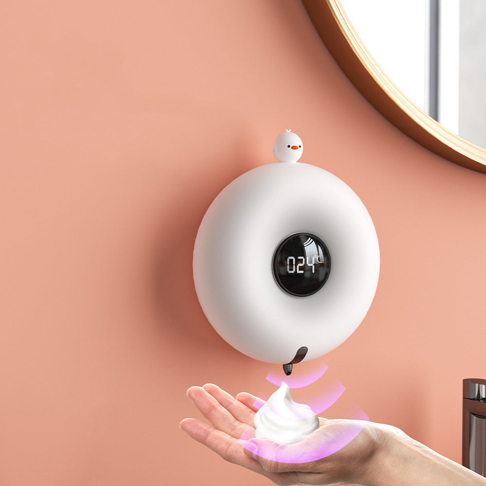 Kids Foam Soap Dispenser Touchless Duck Wall Mount
