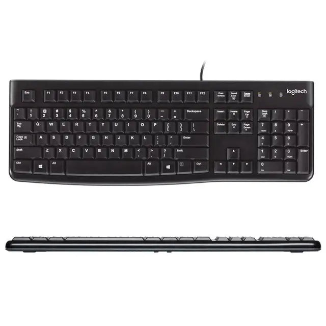 Full-Size Wired Keyboard with Number Pad and F1-F12