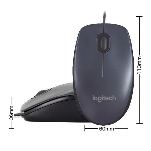 Logitech M91P Wired Office Mouse: Plug and Play Setup