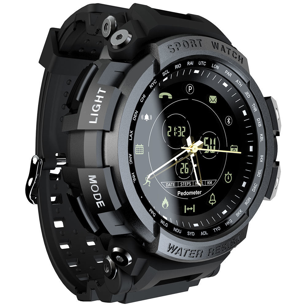 Sport Smartwatch: 5ATM Waterproof, Step & Call Alerts