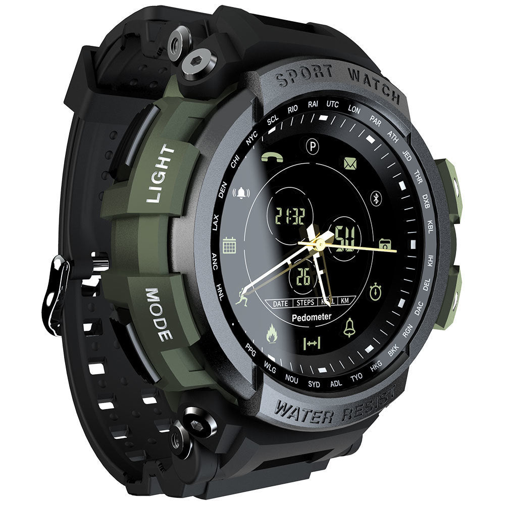 Sport Smartwatch: 5ATM Waterproof, Step & Call Alerts