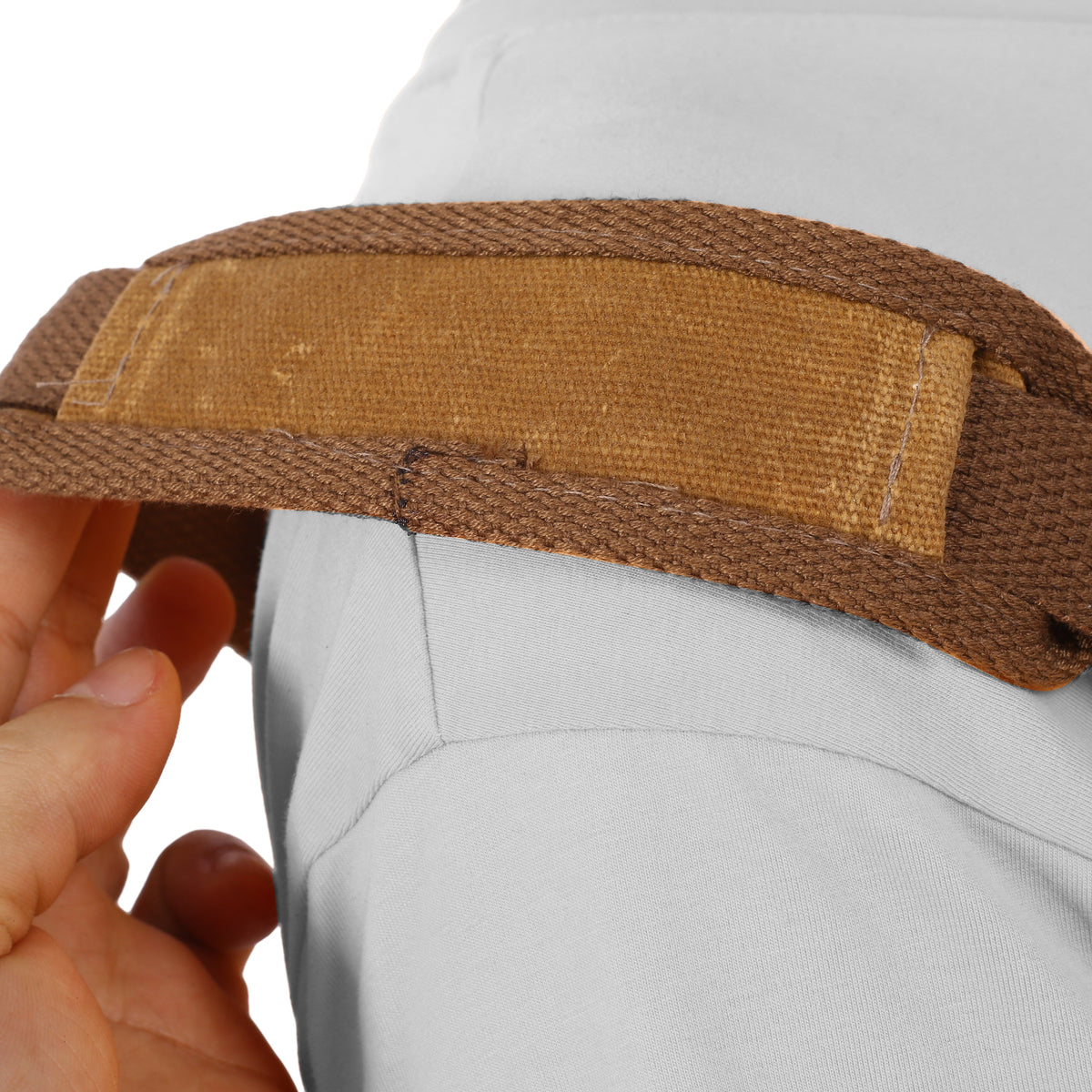 Heavy-Duty Waxed Canvas Carpenter Apron with Tool Pockets