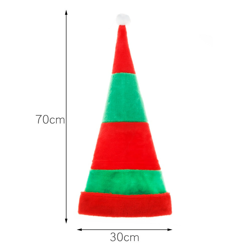Christmas Hat for Parties, 70cm Plush Festive Accessory