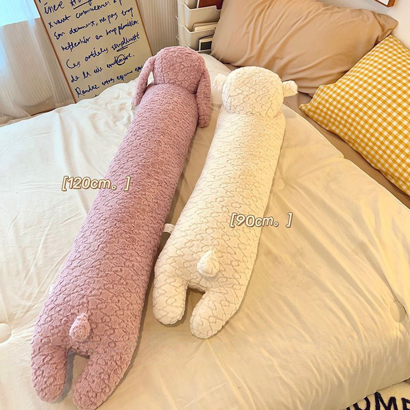 Long Waisted Bear Rabbit Pillow for Full-Body Cuddles