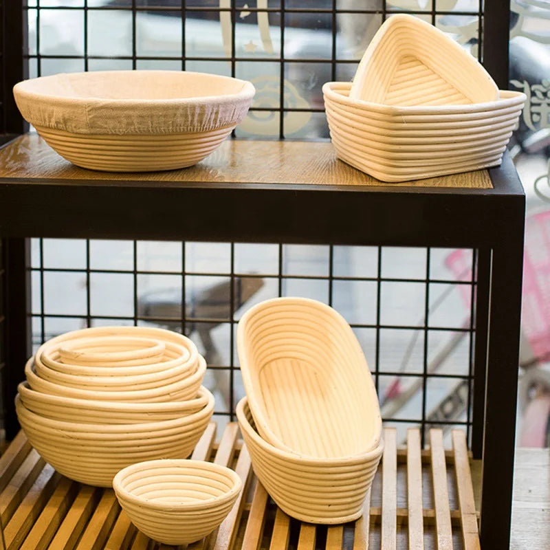 Rattan Bread Proofing Basket for Sourdough Spiral Loaves