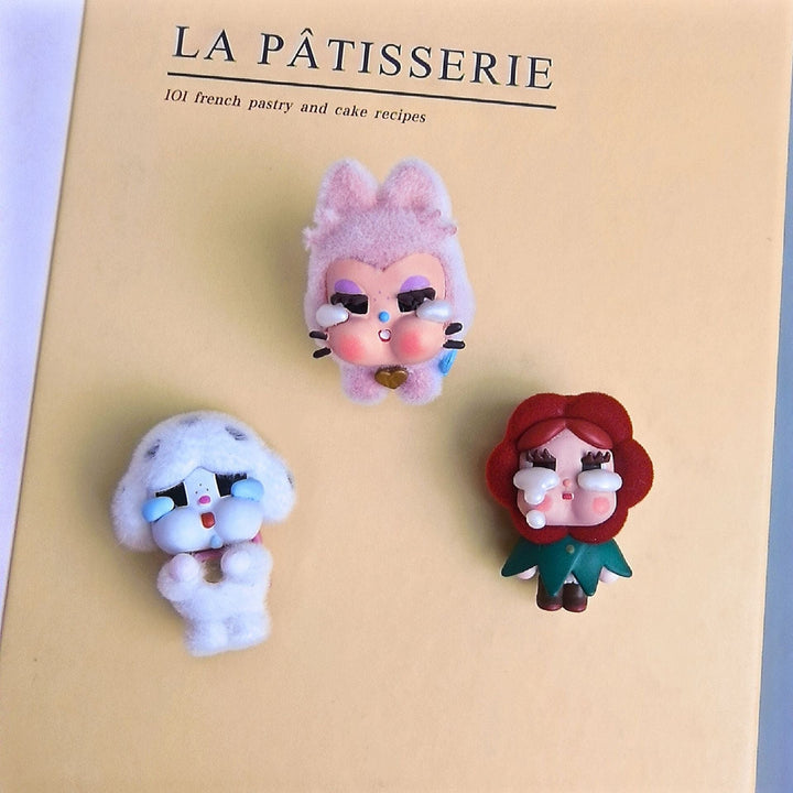 Love Tears Doll Handmade Figurine for Playful Decor