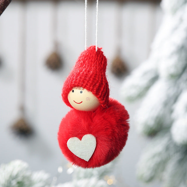 Plush Angel Christmas Ornament for Cozy Holiday Charm