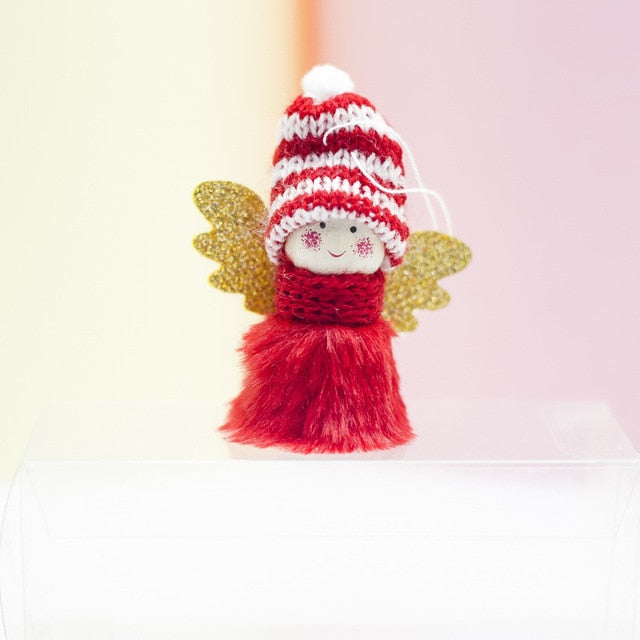 Plush Angel Christmas Ornament for Cozy Holiday Charm