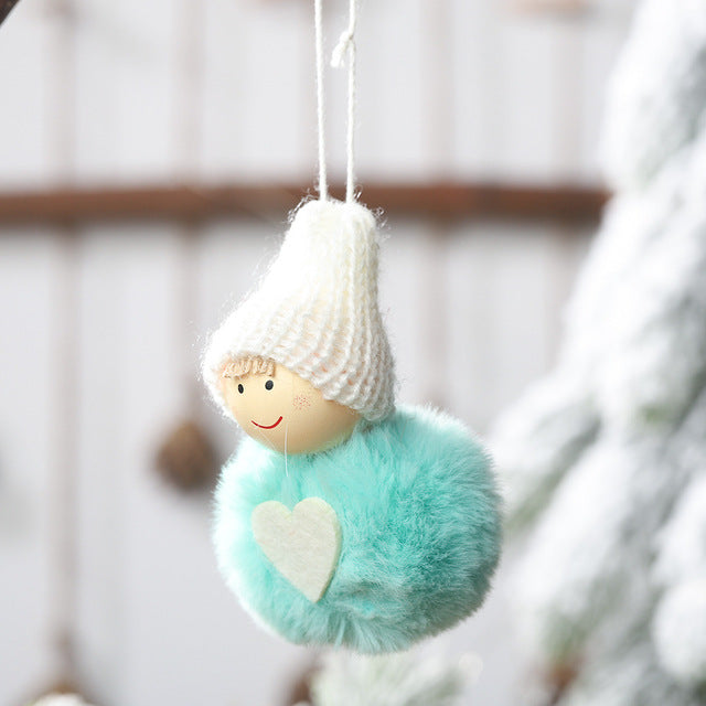 Plush Angel Christmas Ornament for Cozy Holiday Charm