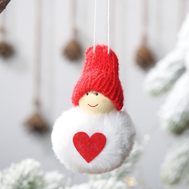 Plush Angel Christmas Ornament for Cozy Holiday Charm