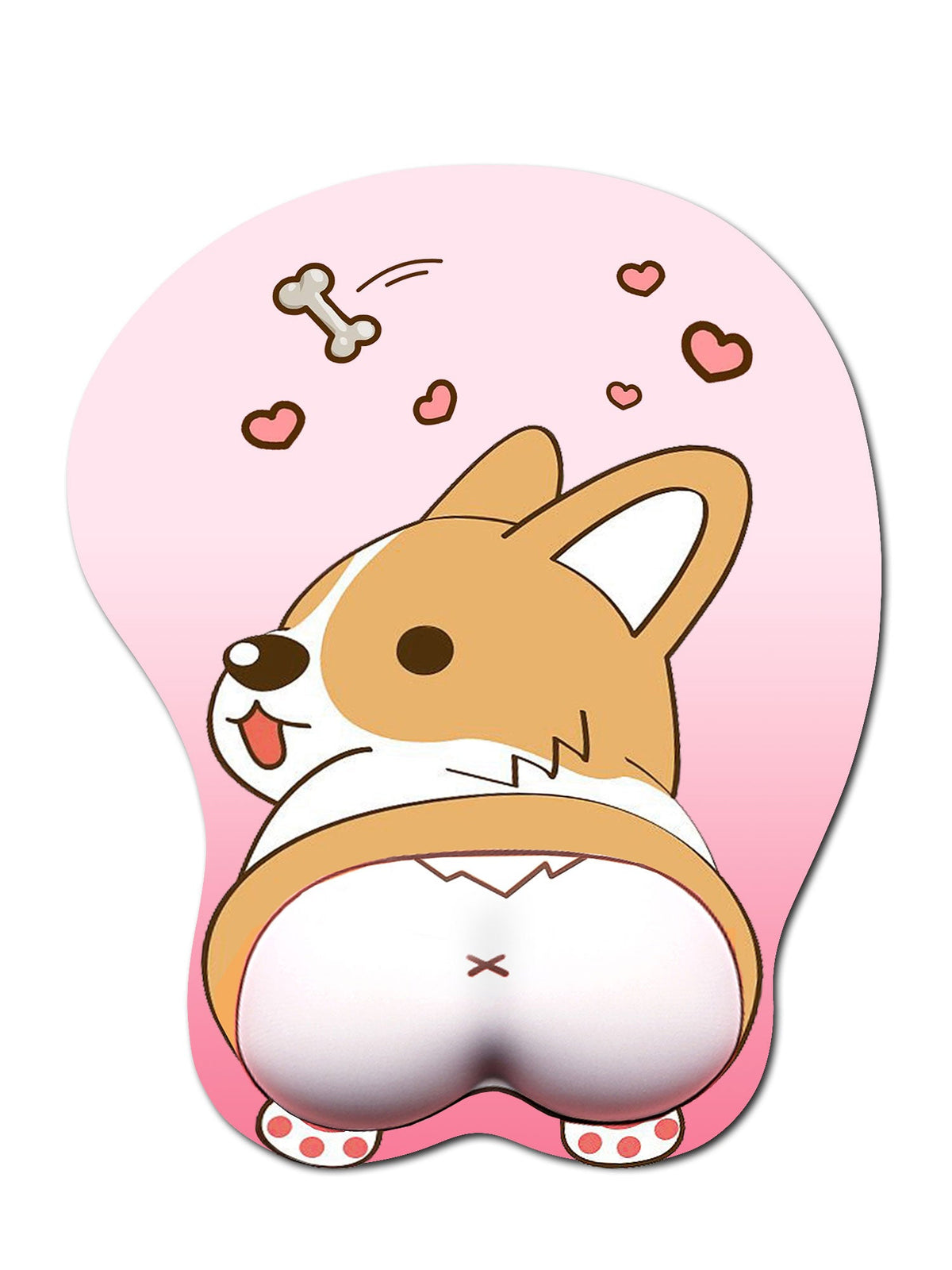 Gel Wrist Rest Mouse Pad for Comfy Non-Slip Support
