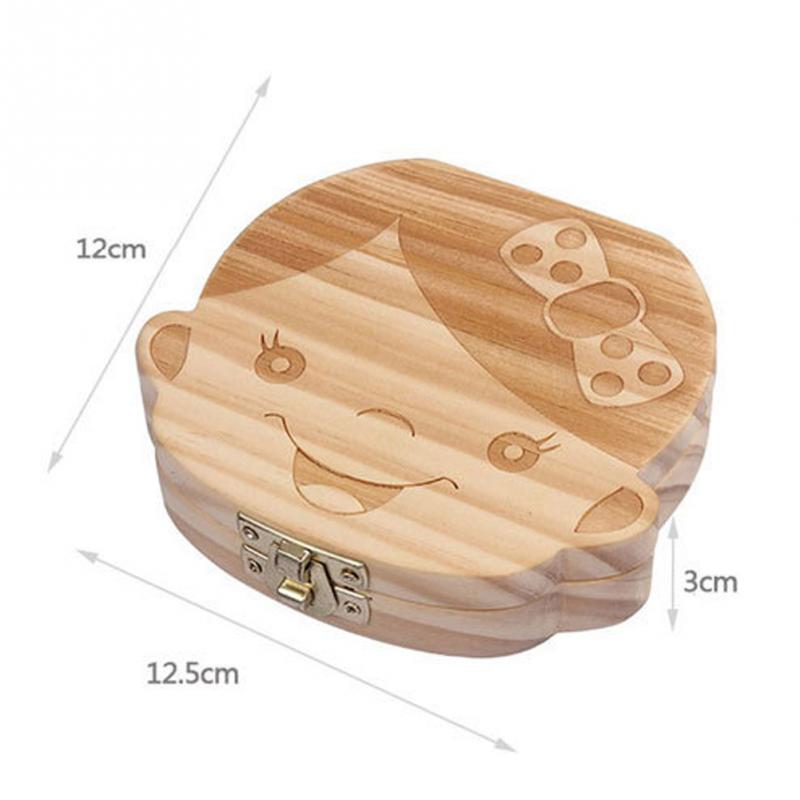Wooden Baby Tooth Keepsake Box for Lasting Memories