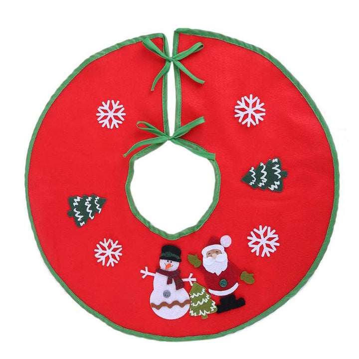 Christmas Tree Skirt for a Bright Festive Tree Base
