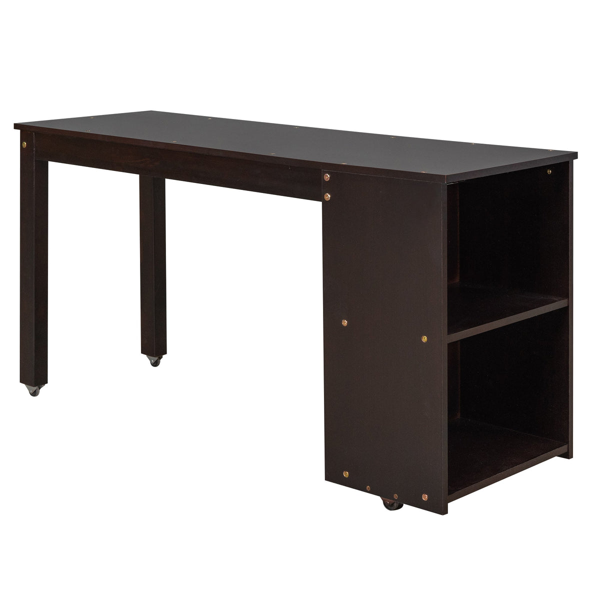 Full Loft Bed with Desk and Drawers for Small Rooms