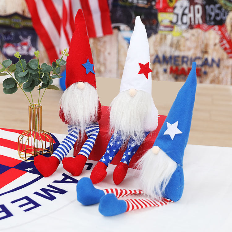 Patriotic Gnome Dolls for Fourth of July Table Decor