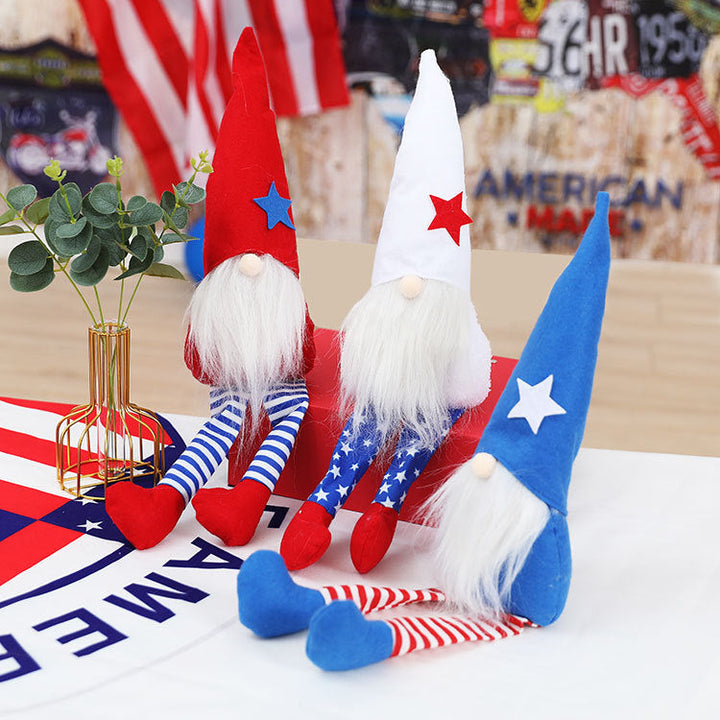 Patriotic Gnome Dolls for Fourth of July Table Decor