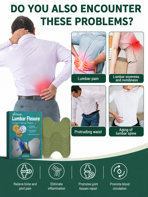 Herbal Lumbar Plaster – Contoured Lower Back Pain Relief