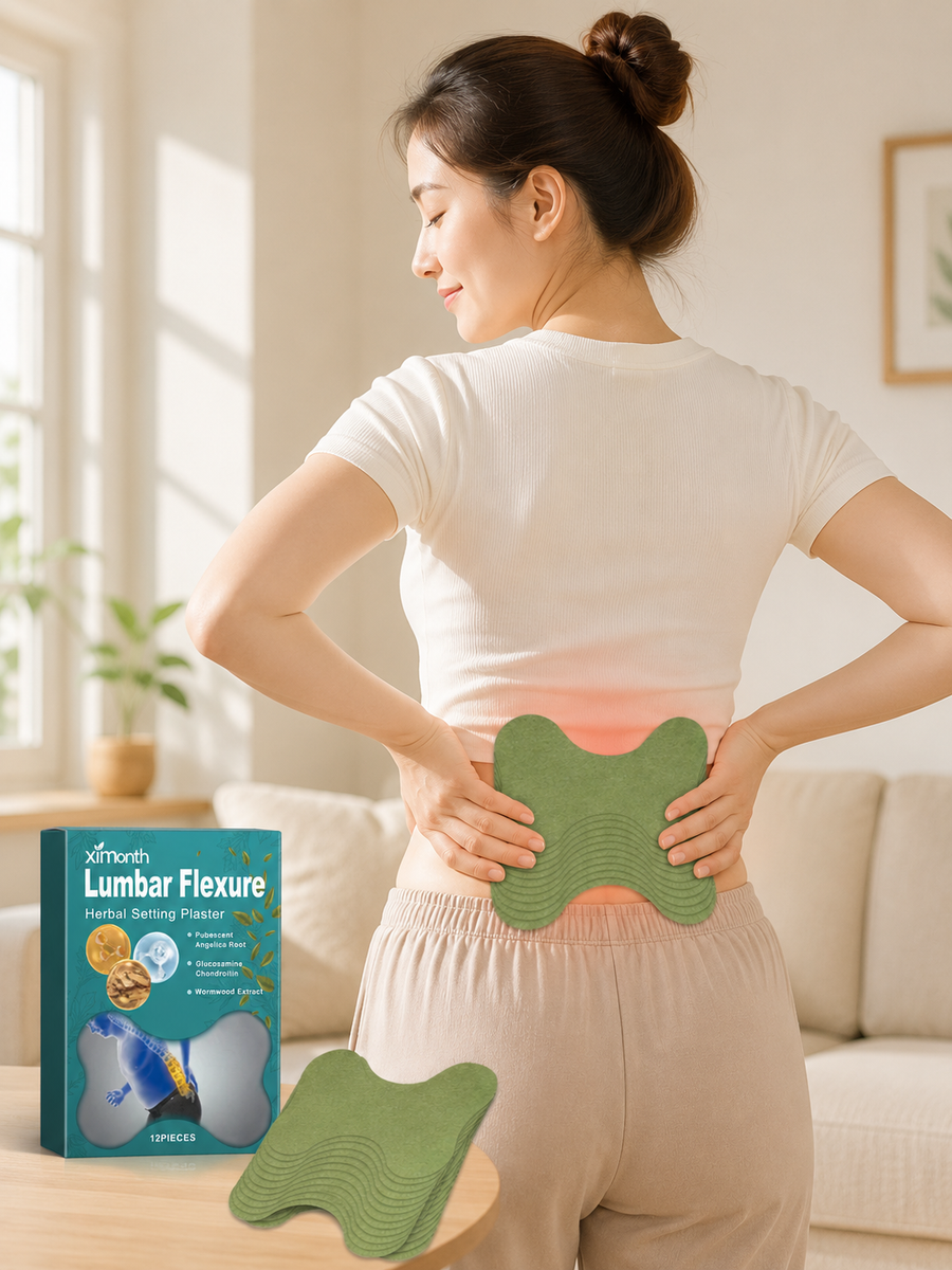 Herbal Lumbar Plaster – Contoured Lower Back Pain Relief