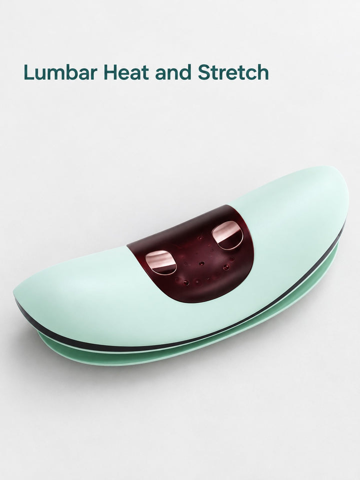 Lumbar Massager with Heat and Stretch for Lower Back