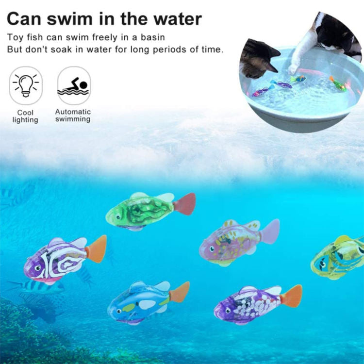 Light-Up Swimming Fish Bath Toy for Engaging Baby Play