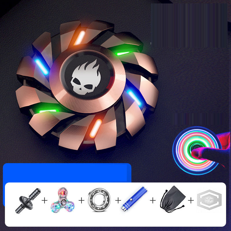 Metal Fidget Spinner for Futuristic Daily Stress Relief