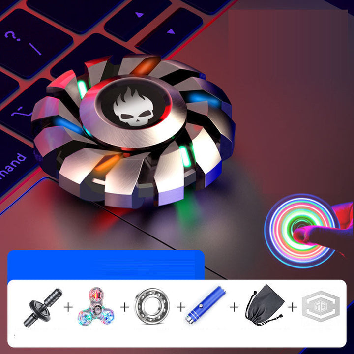 Metal Fidget Spinner for Futuristic Daily Stress Relief