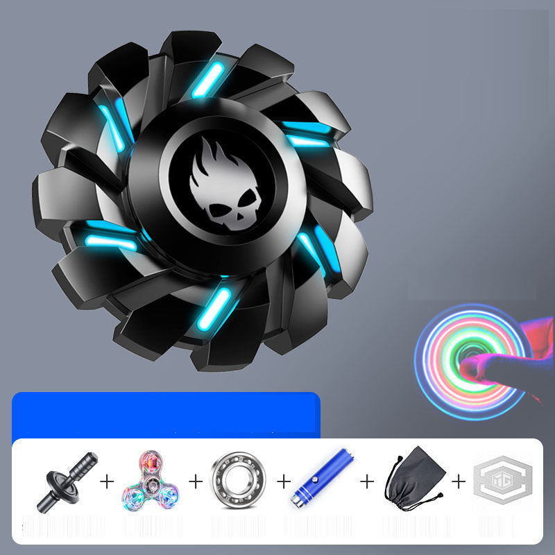 Metal Fidget Spinner for Futuristic Daily Stress Relief