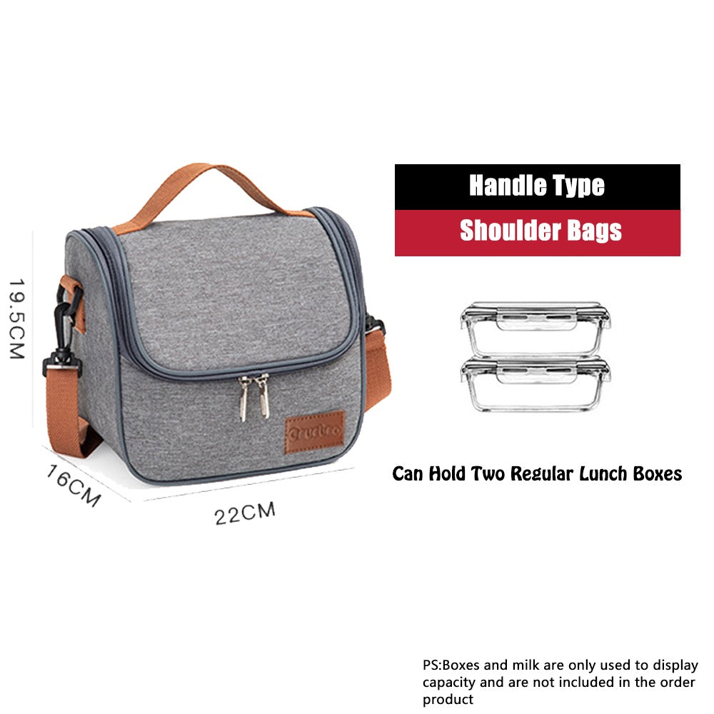 Insulated Foil-Lined Lunch Bag for Work and School