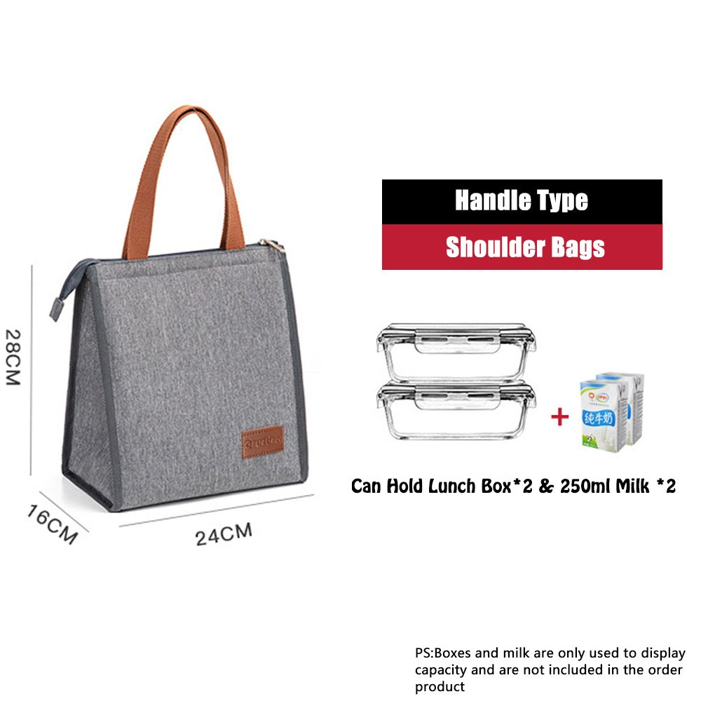 Insulated Foil-Lined Lunch Bag for Work and School