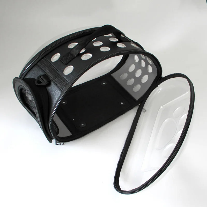 Pet Travel Carrier: Visible, Breathable Travel Comfort