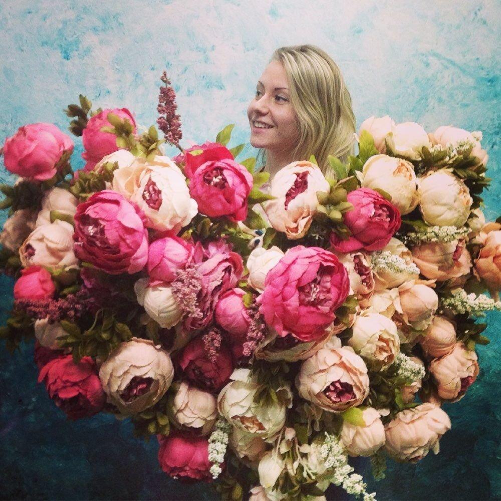 Artificial Peony Bouquet for Wedding and Home Decor