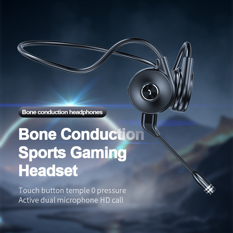 Bone Conduction Sports Headset: Open-Ear, 25g Light