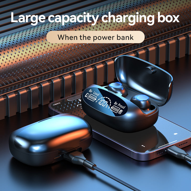Wireless Bluetooth 5.2 Earbuds with LED Battery Display