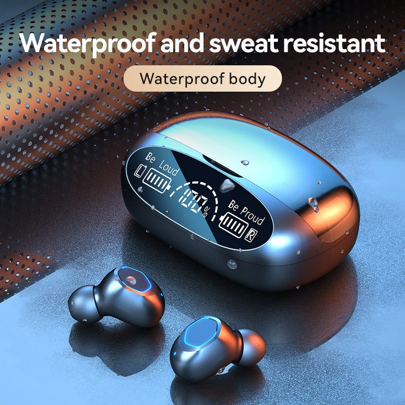 Wireless Bluetooth 5.2 Earbuds with LED Battery Display
