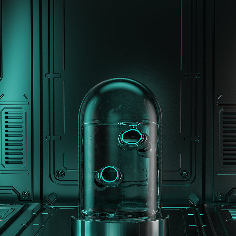 Gaming Wireless Earbuds with LCD Battery Display Case