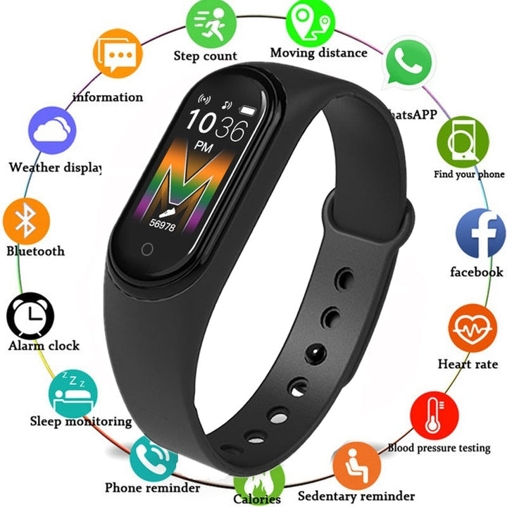 Fitness Tracker Smart Band: Heart Rate & Sleep Tracking