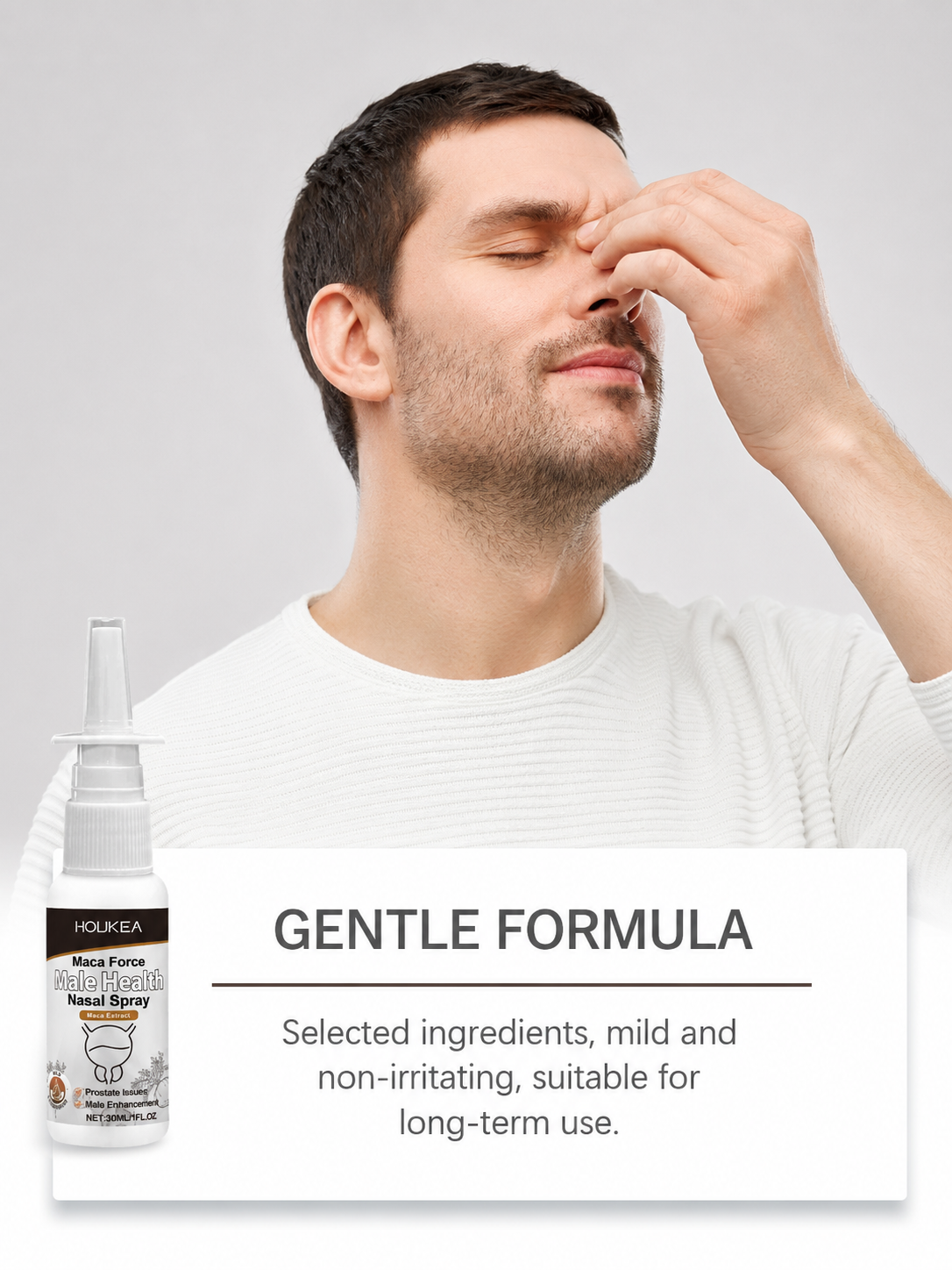 Maca Extract Nasal Spray — Natural Prostate Wellness & Male