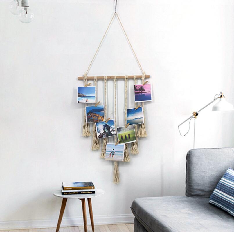Cotton Macrame Wall Hanging for Warm Boho Room Texture