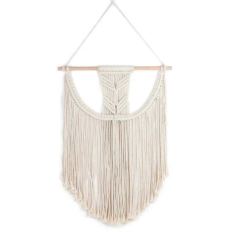 Large Macrame Wall Hanging for Boho Decor and Backdrops