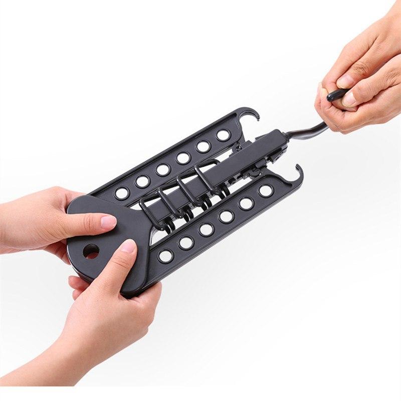 Folding Clothes Hanger Rack for Space-Saving Storage