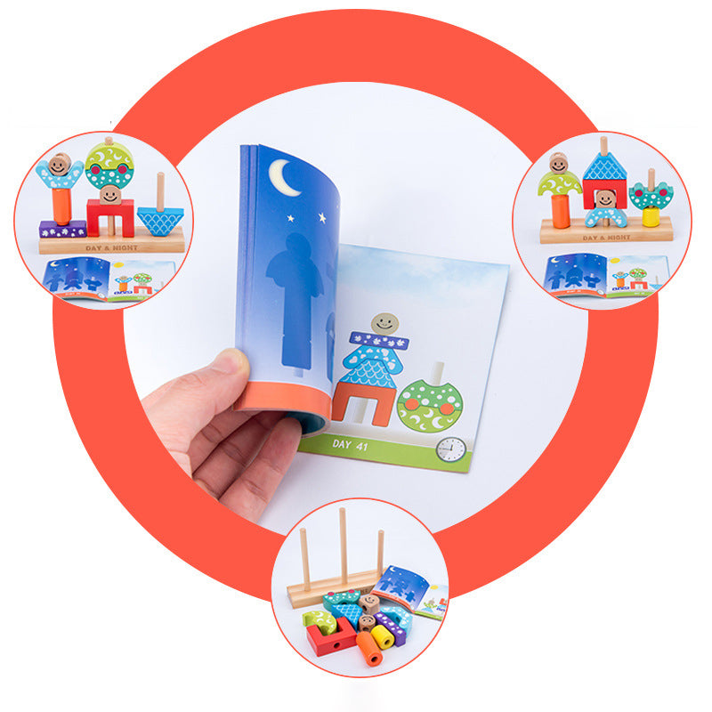 Wooden Building Blocks for Screen-Free Early Learning