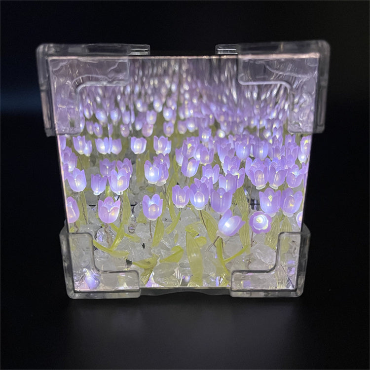 3D Tulip Night Light for Romantic Bedroom Ambience